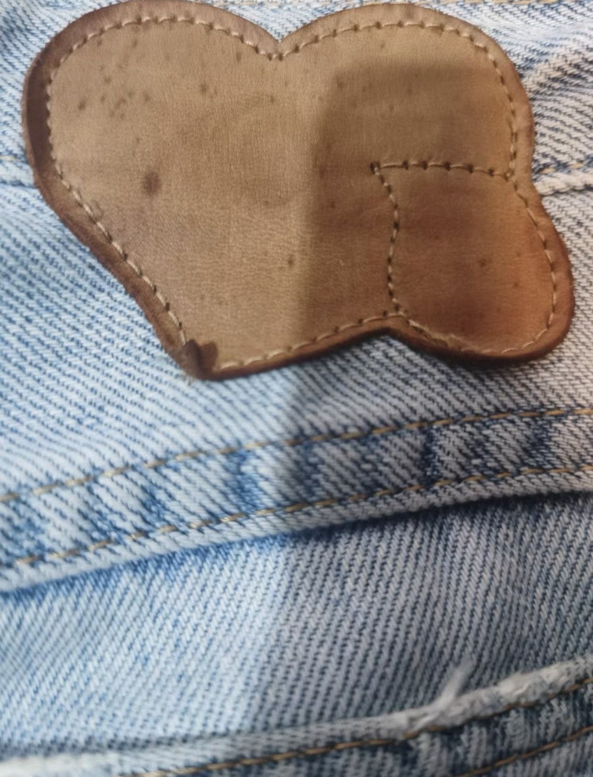 Number (N)ine Sz 2 Number Nine 06 Archive Splash Distressed Denim-2508 Size US 30 / EU 46 - 5 Thumbnail