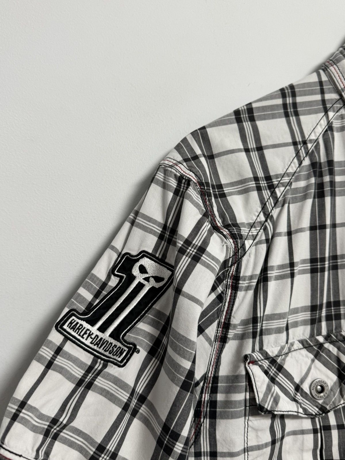 Harley Davidson Harley Davidson Y2K style Hype Button Up Shirt Size US M / EU 48-50 / 2 - 5 Thumbnail