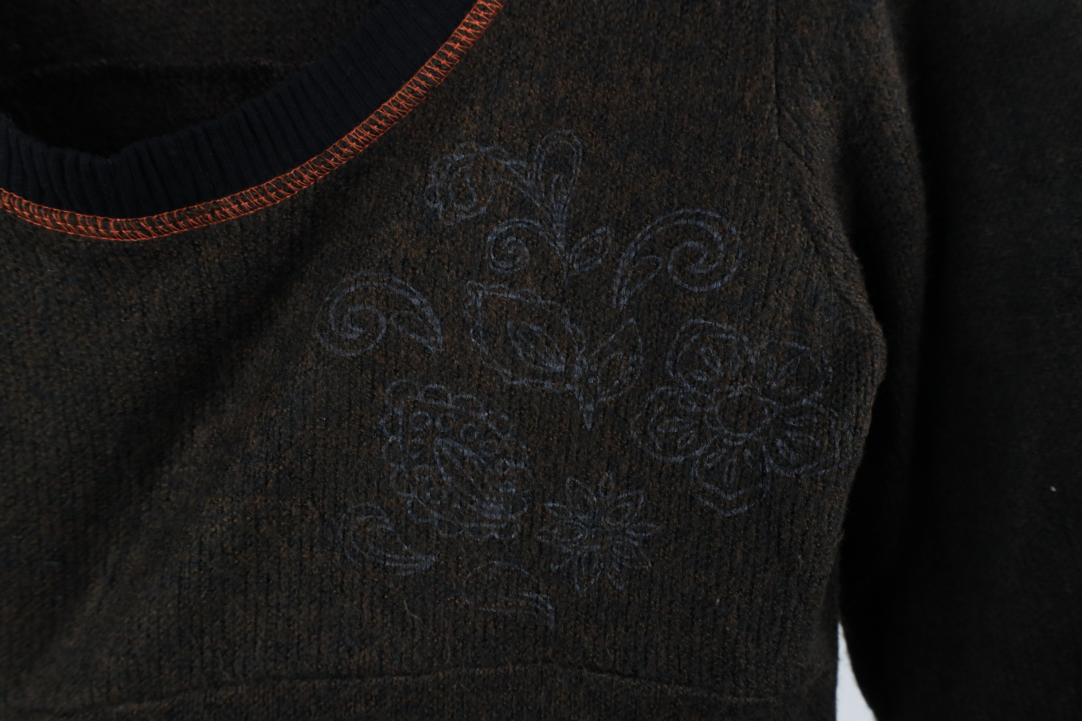 Vintage Vintage 90s Streetwear Patchwork Art Flower Tunic Sweater Size L / US 10 / IT 46 - 4 Thumbnail