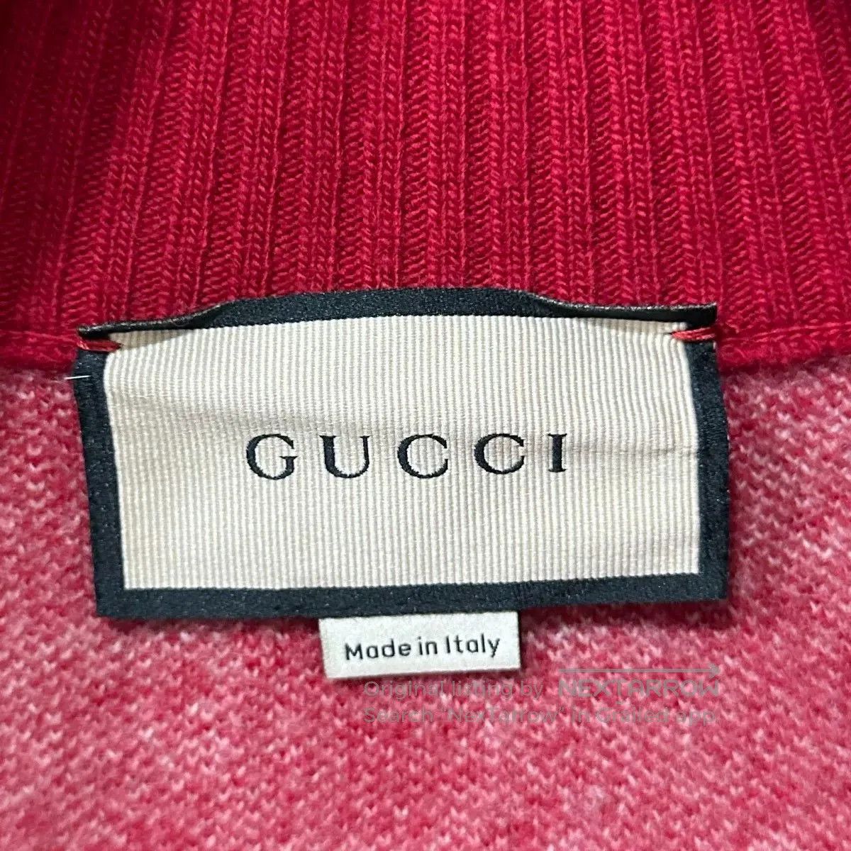 Gucci gucci red logo zip-up jacket size M. Size US M / EU 48-50 / 2 - 4 Thumbnail