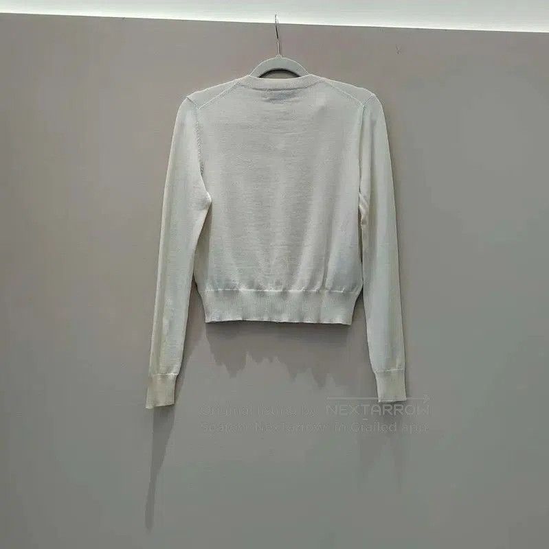 Miu Miu Miu Miu White Silk Blend Sweater . Size M / US 6-8 / IT 42-44 - 1 Thumbnail