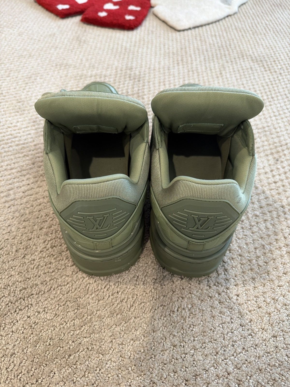 Louis Vuitton Louis Vuitton Maxi Trainer - Green Embossed Alligator Size US 11 / EU 44 - 5 Thumbnail