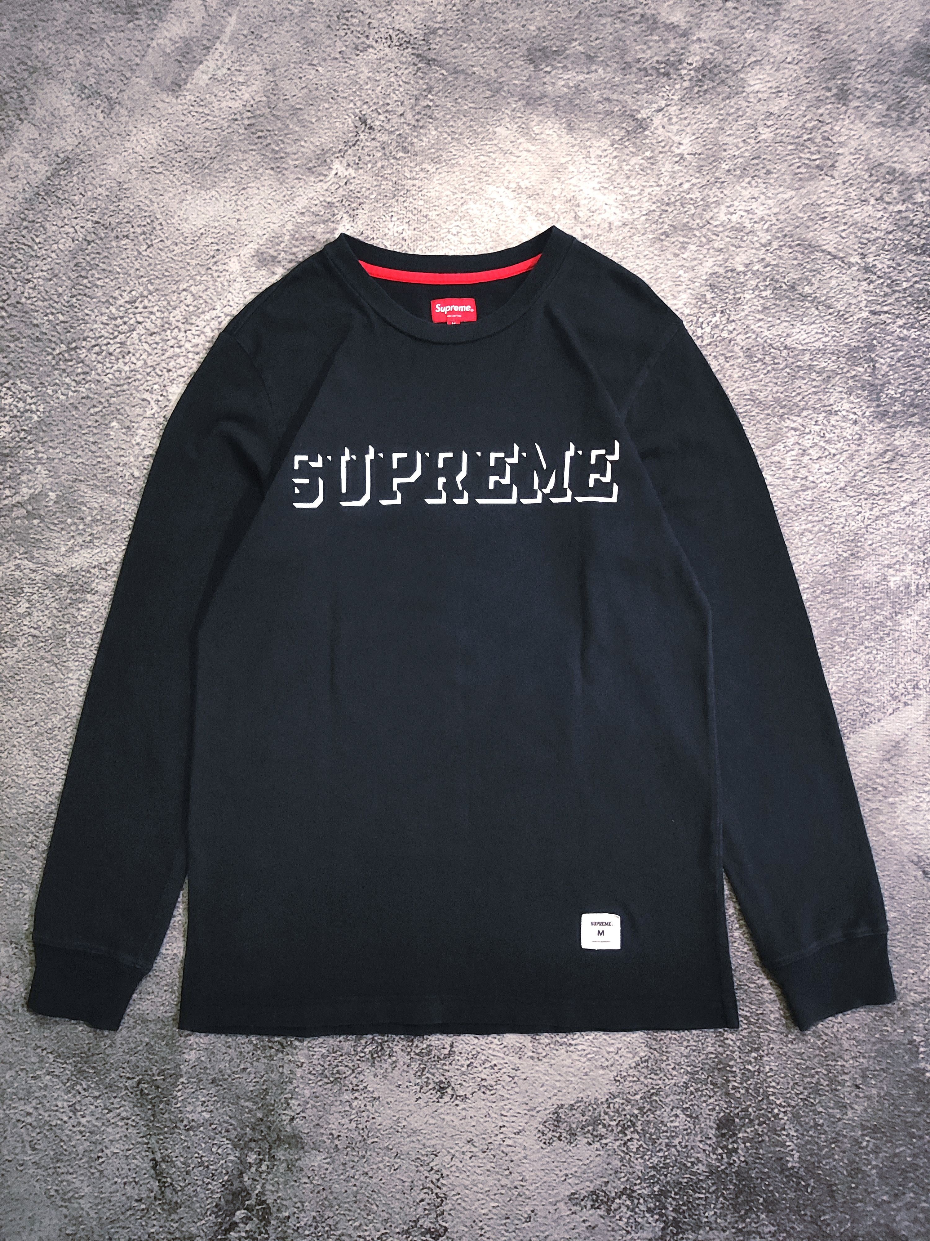 Supreme Supreme Black Long Sleeve Size US M / EU 48-50 / 2 - 2 Thumbnail