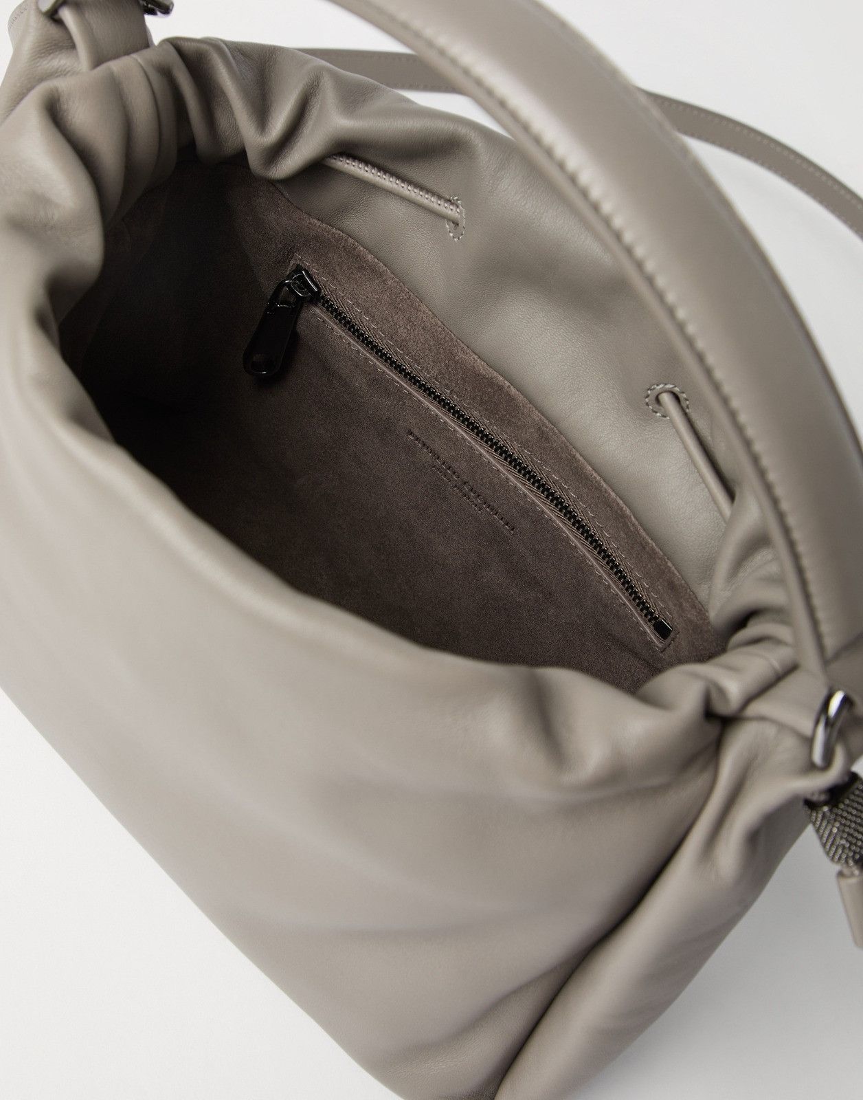 Brunello Cucinelli o1la1rc1a0326 Size: OS / Shoulder Strap Bag in Grey Size ONE SIZE - 3 Thumbnail