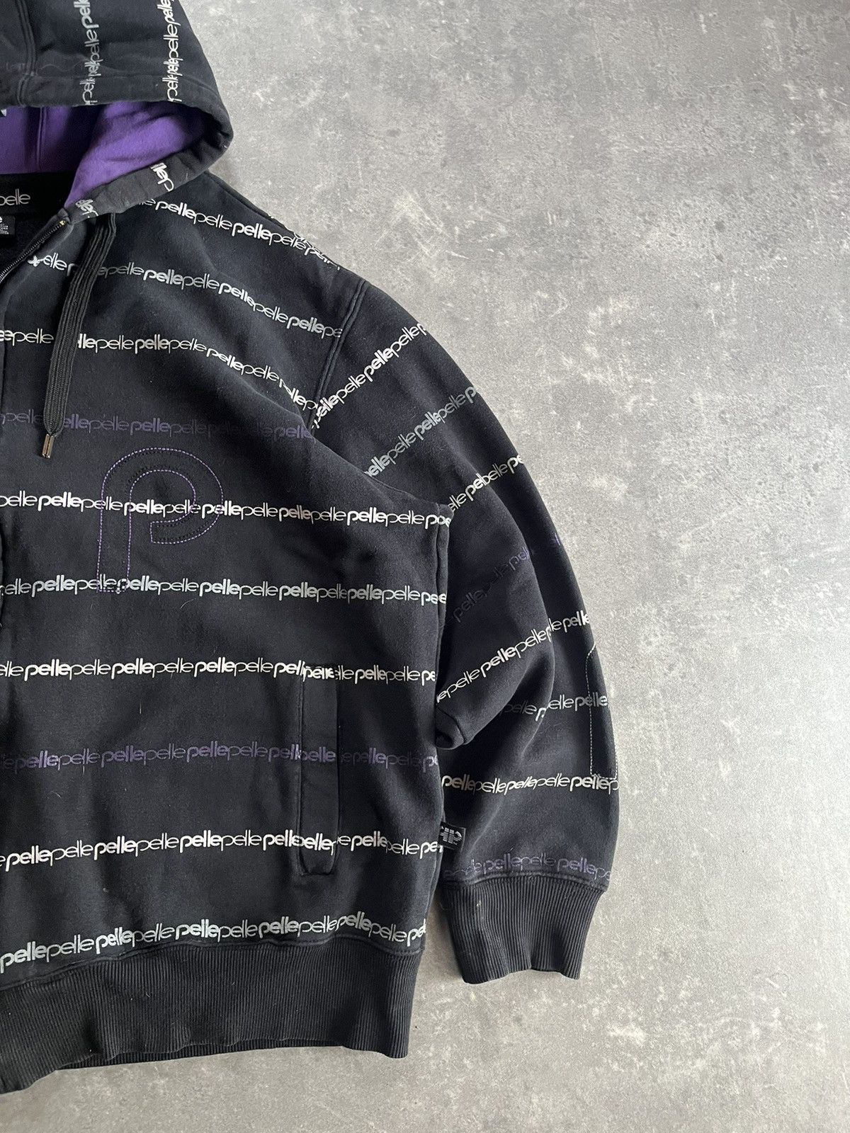 Pelle Pelle Pelle Pelle AOP Multilogo Baggy Printed Zip Hoodie XL Size US XL / EU 56 / 4 - 6 Thumbnail