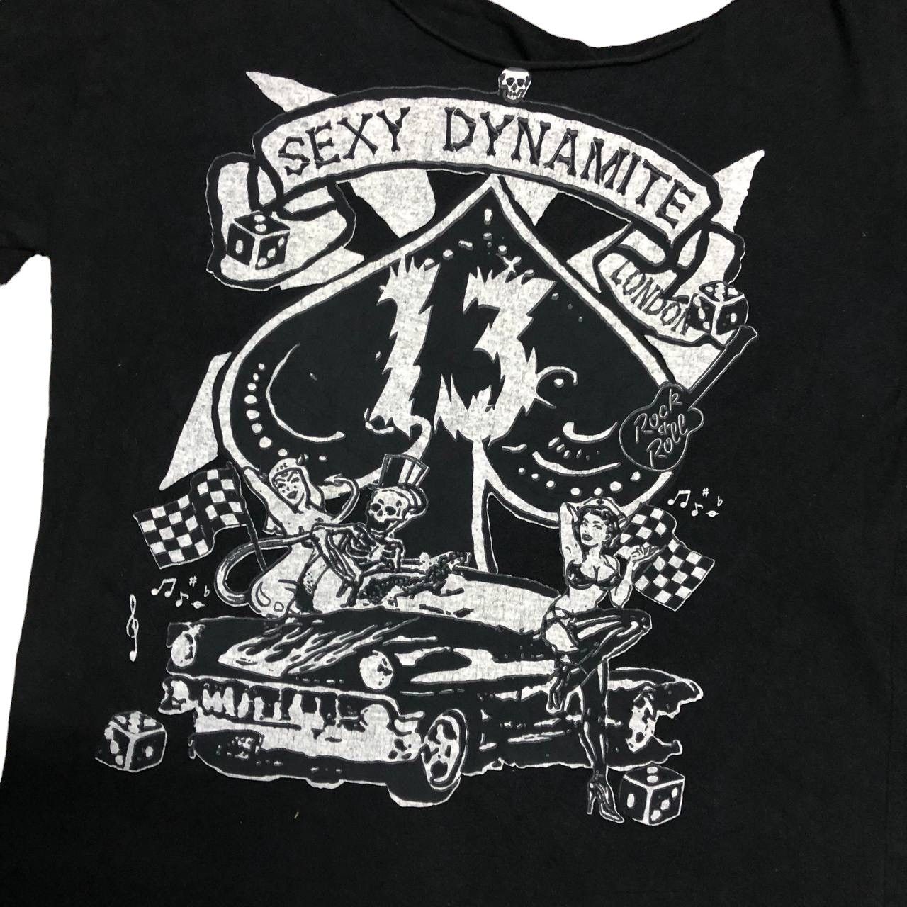 Seditionaries SEXY DYNAMITE LONDON PUNK SKULLS T SHIRT Size M / US 6-8 / IT 42-44 - 3 Thumbnail