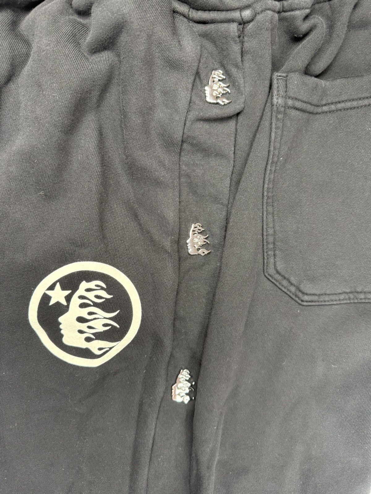 HELLSTAR Hellstar Snap Sweatpants Size US 32 / EU 48 - 4 Thumbnail