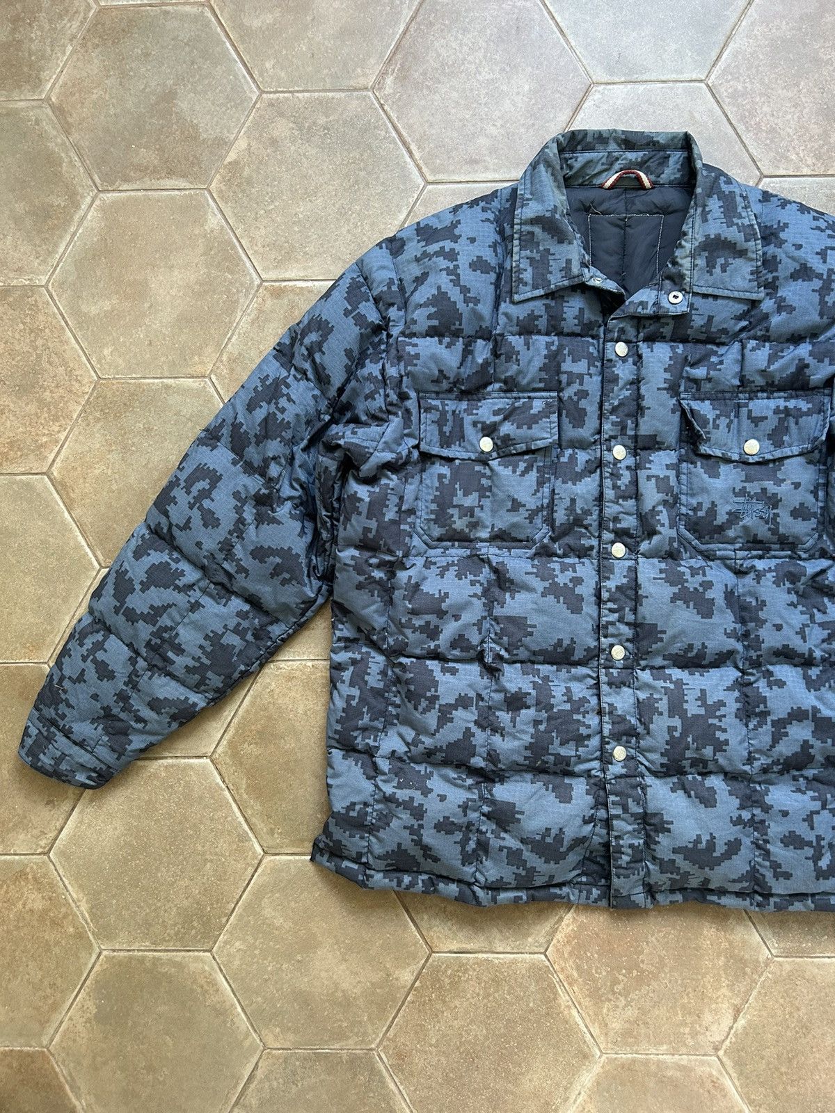 Stussy STUSSY DOWN JACKET CAMO JAPANES Size US L / EU 52-54 / 3 - 3 Thumbnail