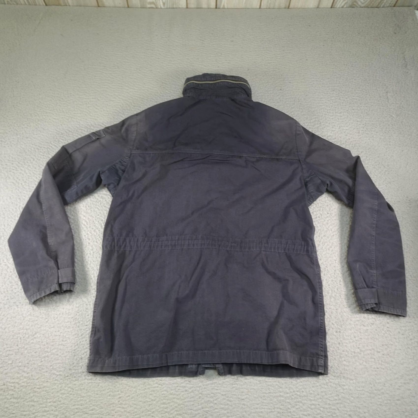 J.Crew J.CREW M65 Military Field Jacket Mens M Blue Cotton Canvas Lined Zip Pockets Stand-Up Collar Casual Outdoor Size US M / EU 48-50 / 2 - 3 Thumbnail