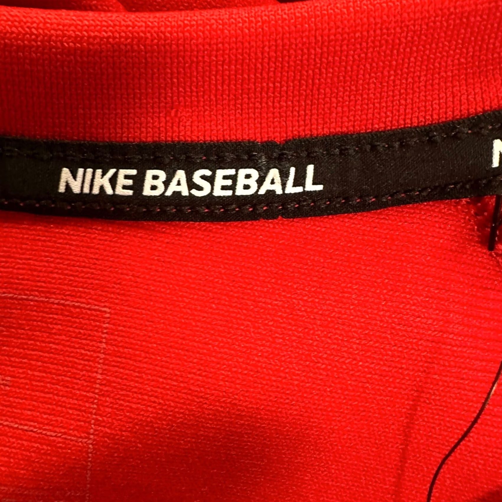 Nike Nike Baseball T-Shirt Mens V-Neck Short Sleeve Red Medium Size US M / EU 48-50 / 2 - 5 Thumbnail