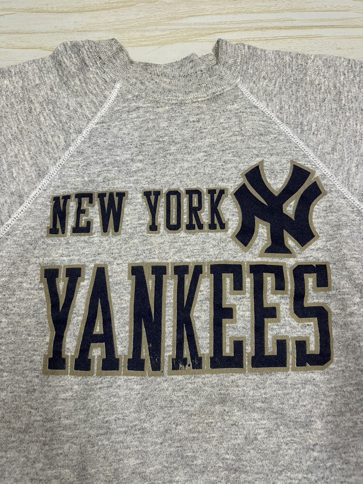 New York Yankees 90s New York Yankees Vintage Sweatshirt Size US S / EU 44-46 / 1 - 2 Thumbnail