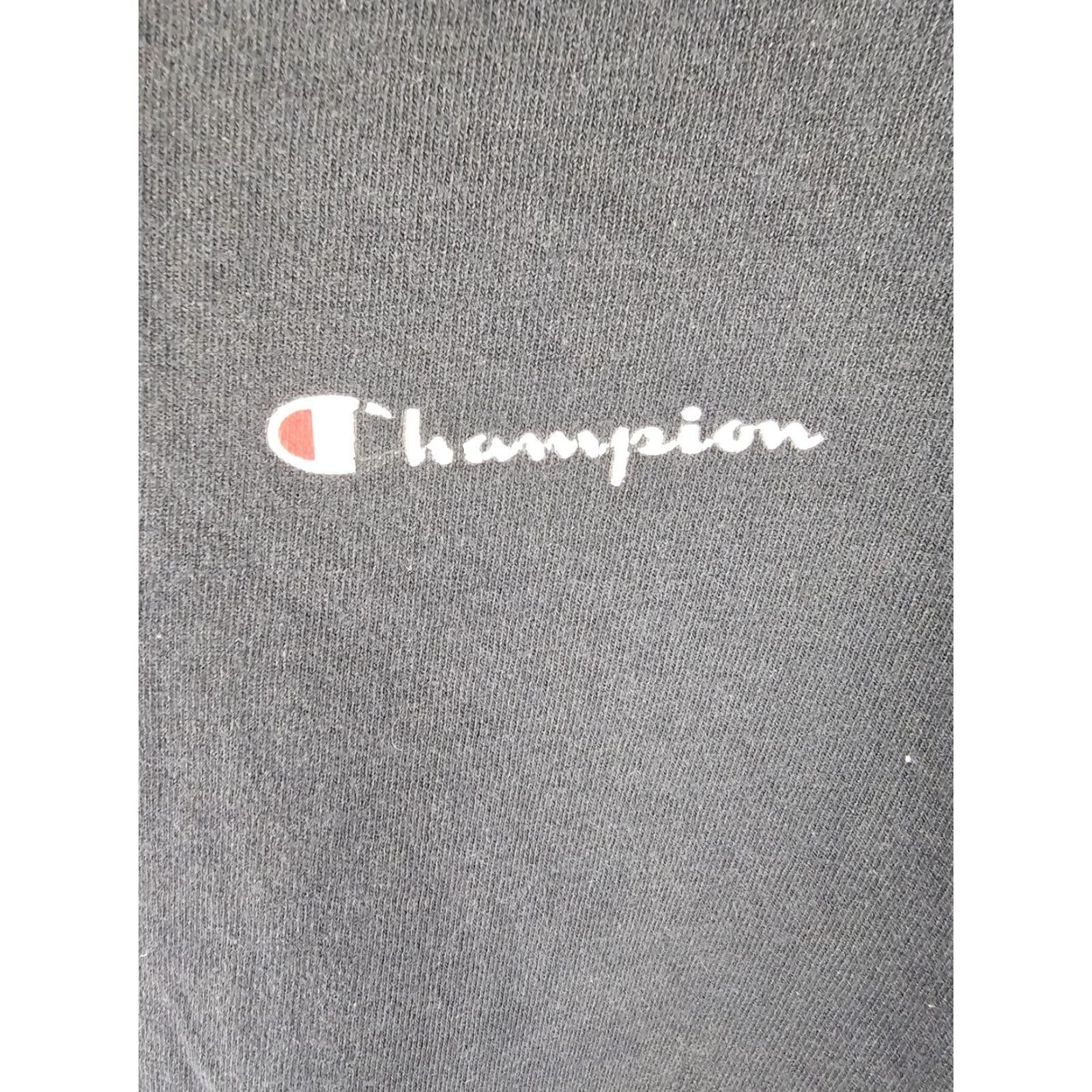 Champion VINTAGE Champion T-Shirt Men Shirt 2XL Black Cotton Short Sleeve Round Neck 90s Mens XXL Size US XXL / EU 58 / 5 - 2 Thumbnail