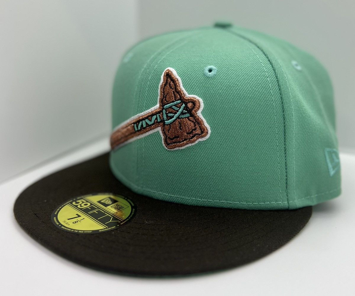 Hat Club × New Era Atlanta Braves Metallic BP Logo & Band ASG SP New Era 7 1/8 Size ONE SIZE - 9 Thumbnail