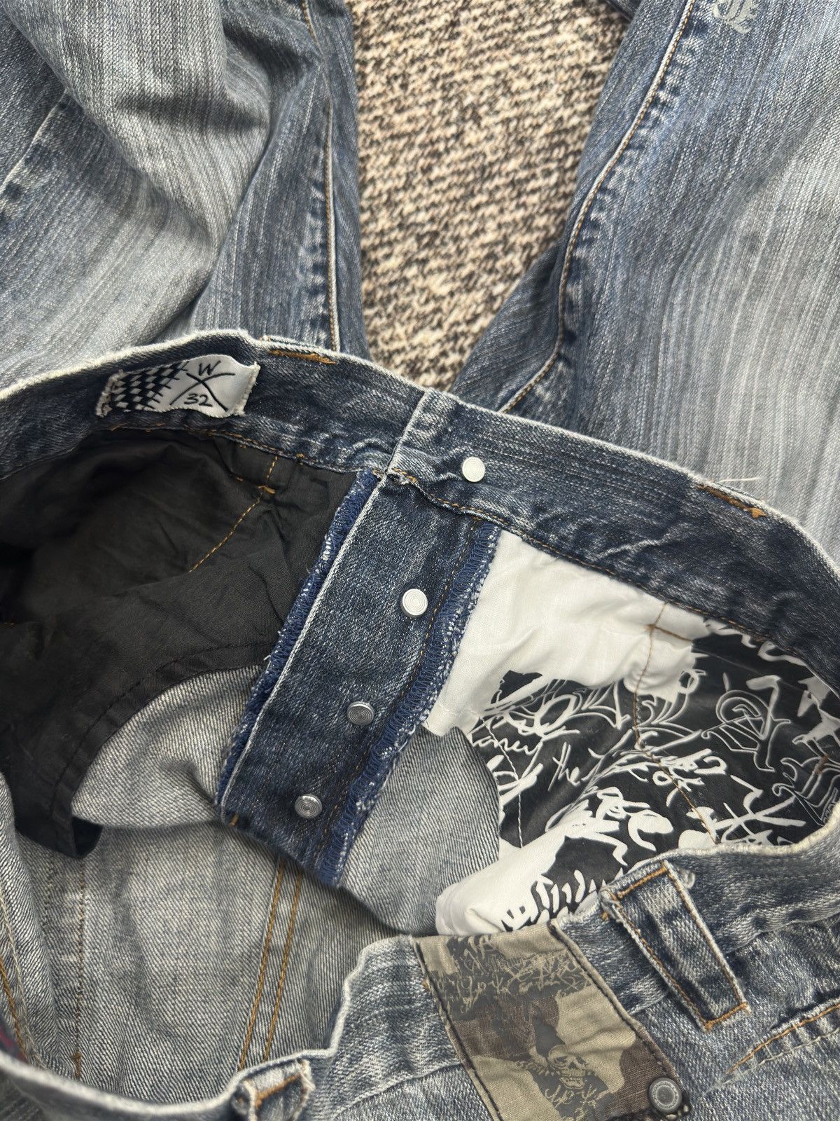 Billabong × Vintage 90s Billabong Skate Jeans Size US 31 - 14 Thumbnail