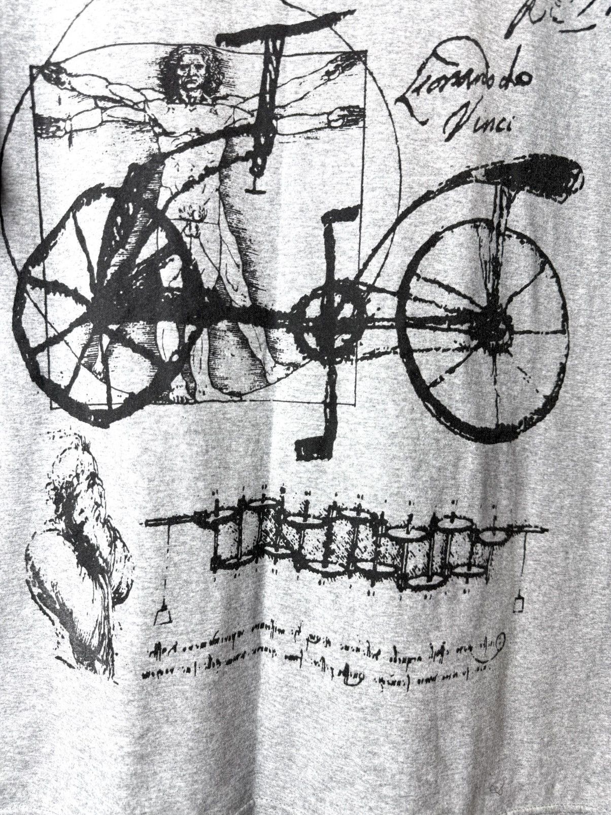 Vintage Rare Vintage Leonardo da Vinci Italy Made T Shirt Size US L / EU 52-54 / 3 - 3 Thumbnail