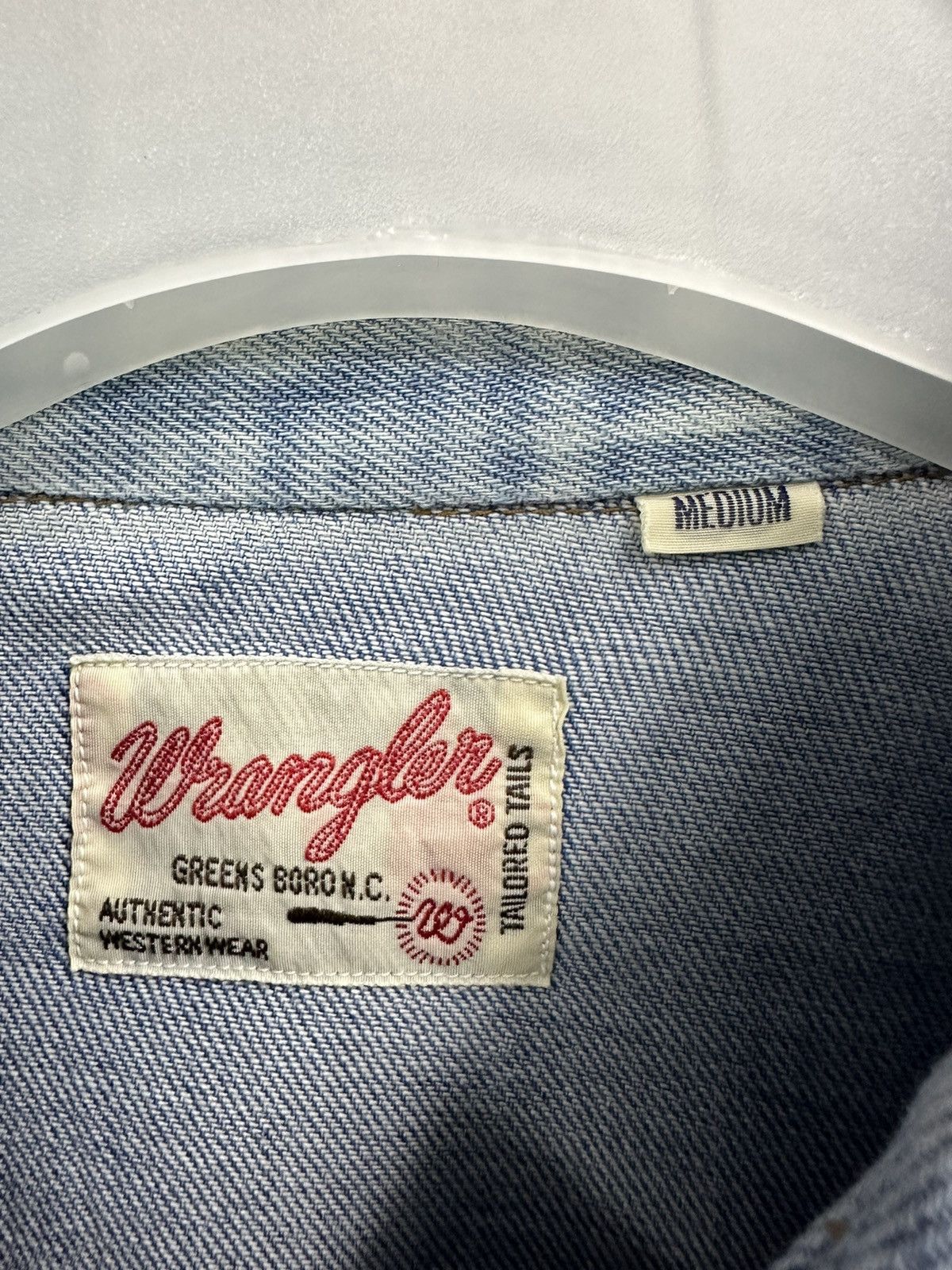 Wrangler Vintage Wrangler Tailored Tails Western Shirt A466 Size US M / EU 48-50 / 2 - 11 Thumbnail