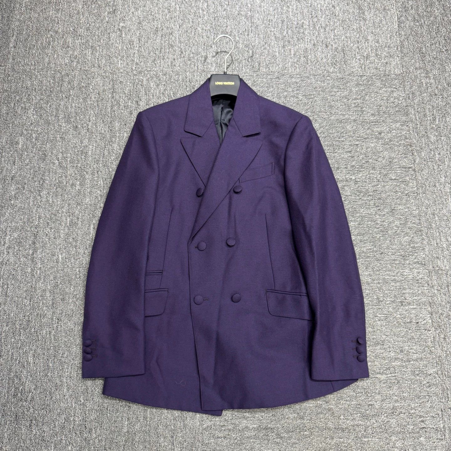 Prada Purple Double-Breasted Blazer Size US M / EU 48-50 / 2 - 1 Thumbnail
