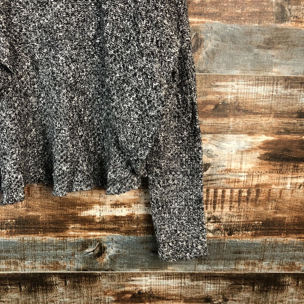 Homespun Knitwear Comme Ca Mature Grey Knitwear cardigan #A1796 Size M / US 6-8 / IT 42-44 - 8 Thumbnail