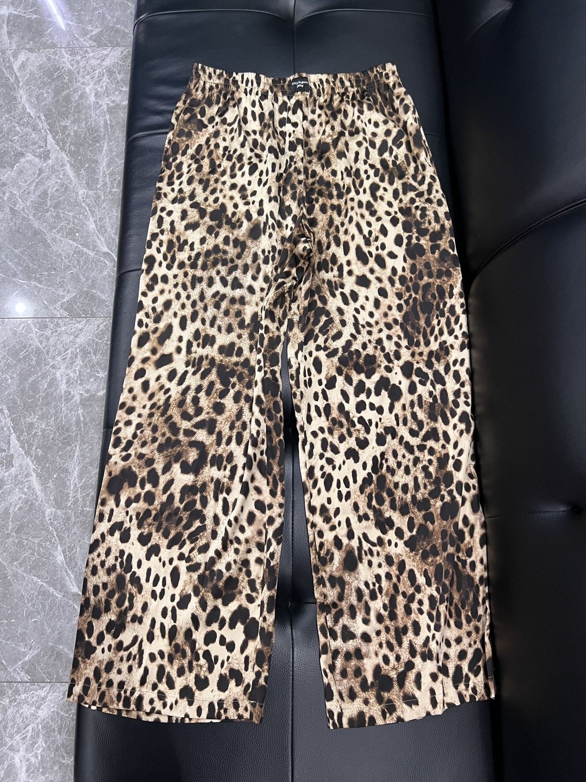 Dolce & Gabbana Dolce & Gabbana by SKIMS FW24 Silk Leopard Print Set Size US M / EU 48-50 / 2 - 9 Thumbnail