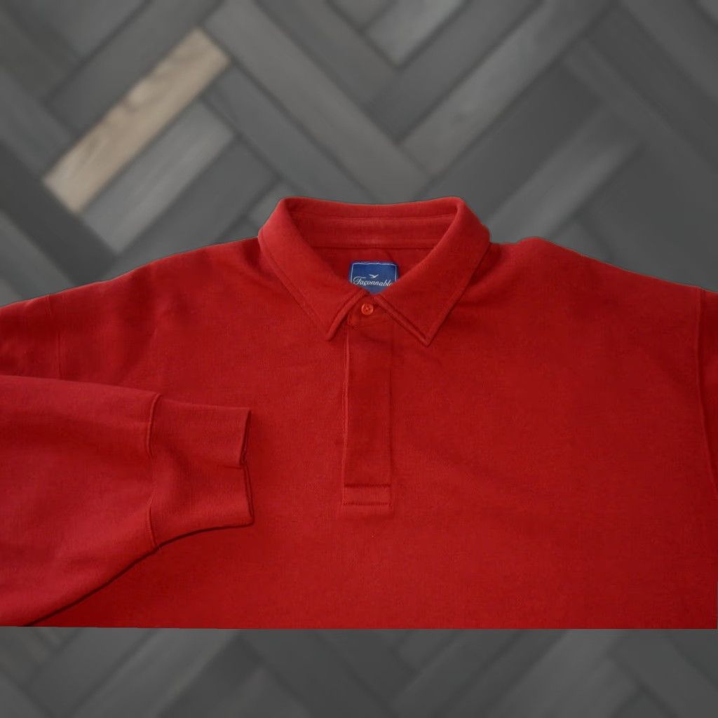 Faconnable Faconnable Mens Sweater Red XL Pullover Size US XL / EU 56 / 4 - 1 Thumbnail