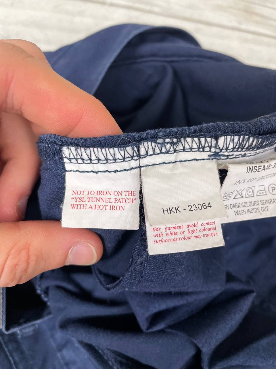 Other Yves Saint Laurent YSL Cotton Casual Pants Big Logo Size US 30 / EU 46 - 9 Thumbnail