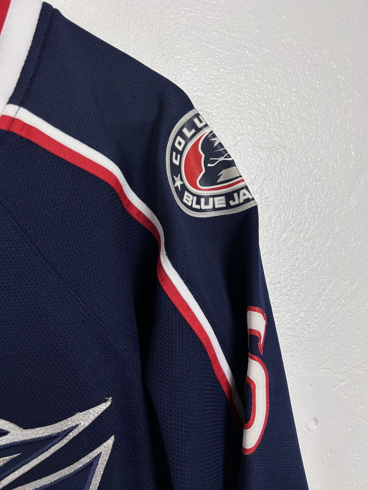 NHL Vintage Reebok #6 Stralman Columbus Blue Jackets Jersey Size US M / EU 48-50 / 2 - 4 Thumbnail