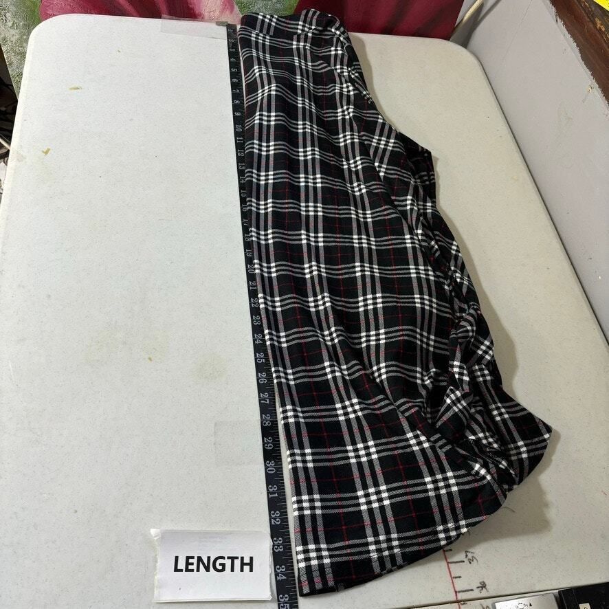 Other Plaid Women's Tunic Top Women's 3X Black Casual Fall Grunge Flowy feminine Comfy Size 3XL / US 20-22 - 6 Thumbnail