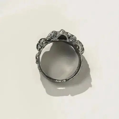 Other Vintage Skull Ring Size ONE SIZE - 3 Thumbnail