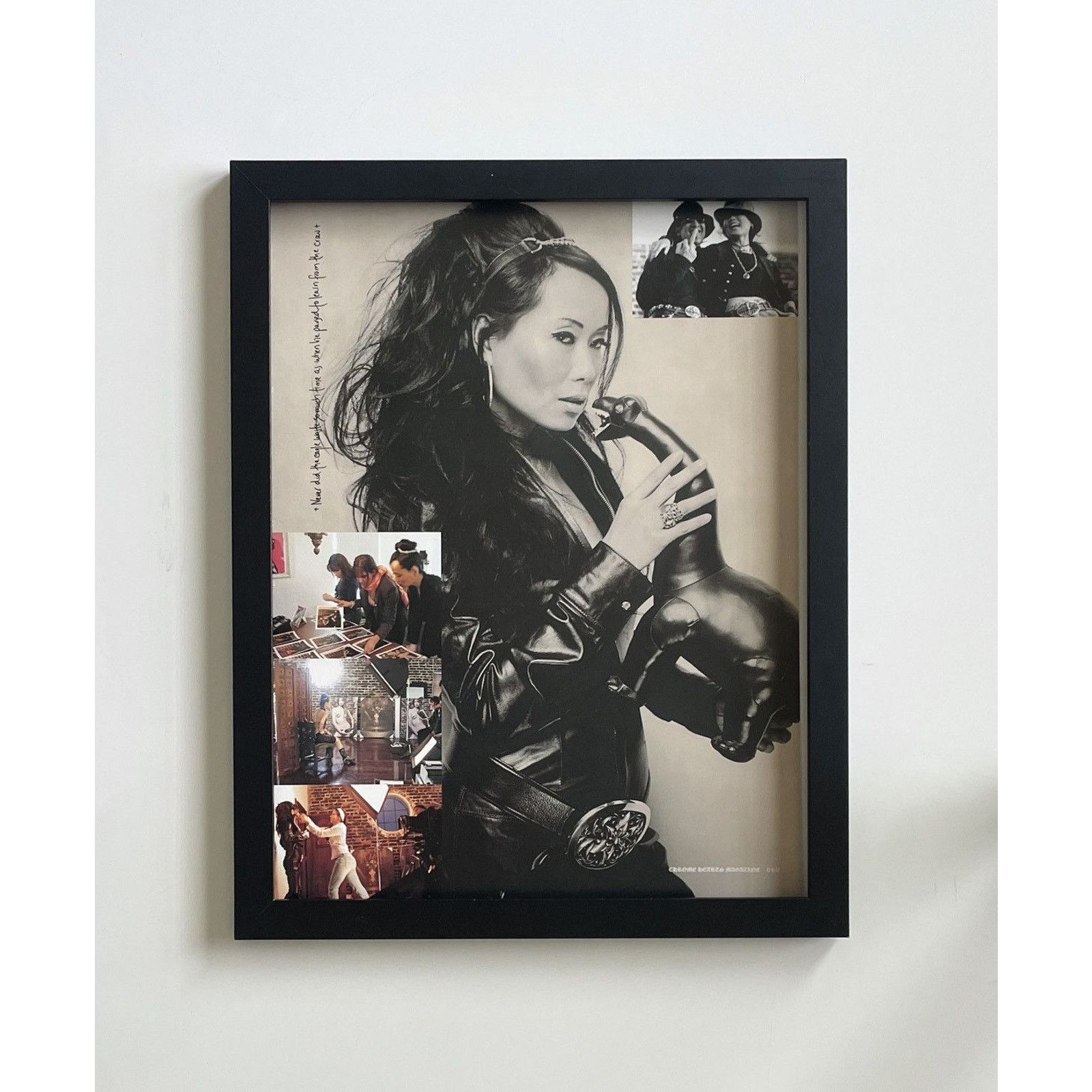 Chrome Hearts × Vintage Chrome Hearts lady with stuffed Dino photo framed 9x11 Size ONE SIZE - 1 Thumbnail