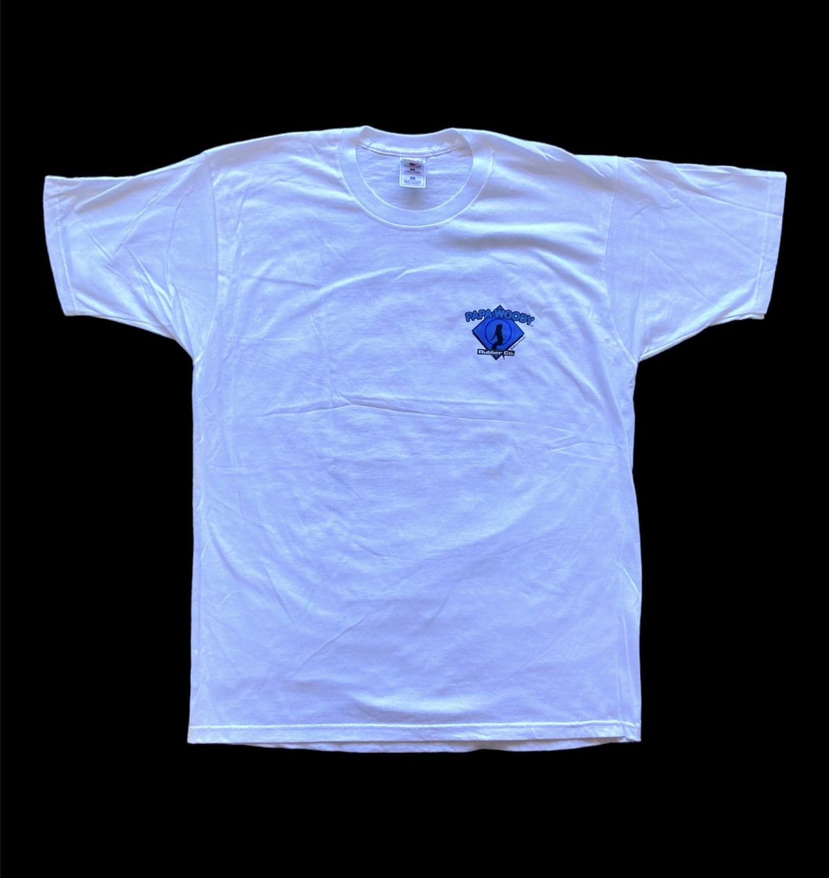 Fruit Of The Loom × Vintage Vintage Deadstock 1998 Pappa Woodys condoms Muscle Car tee Size US XL / EU 56 / 4 - 5 Thumbnail