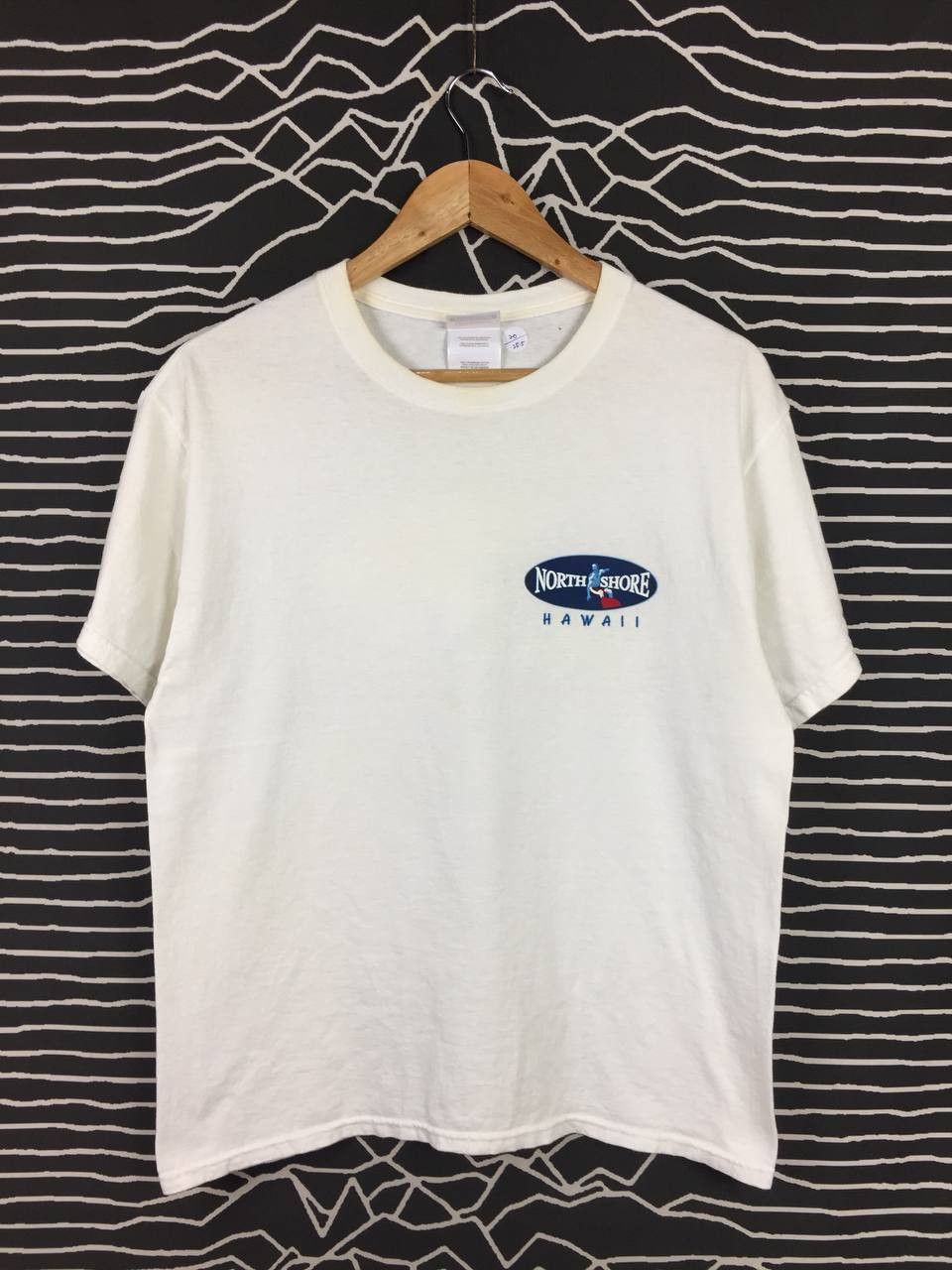 Hanes Vtg 00s Hanes North Shore Hawaii Surfing Tee Size US M / EU 48-50 / 2 - 8 Thumbnail
