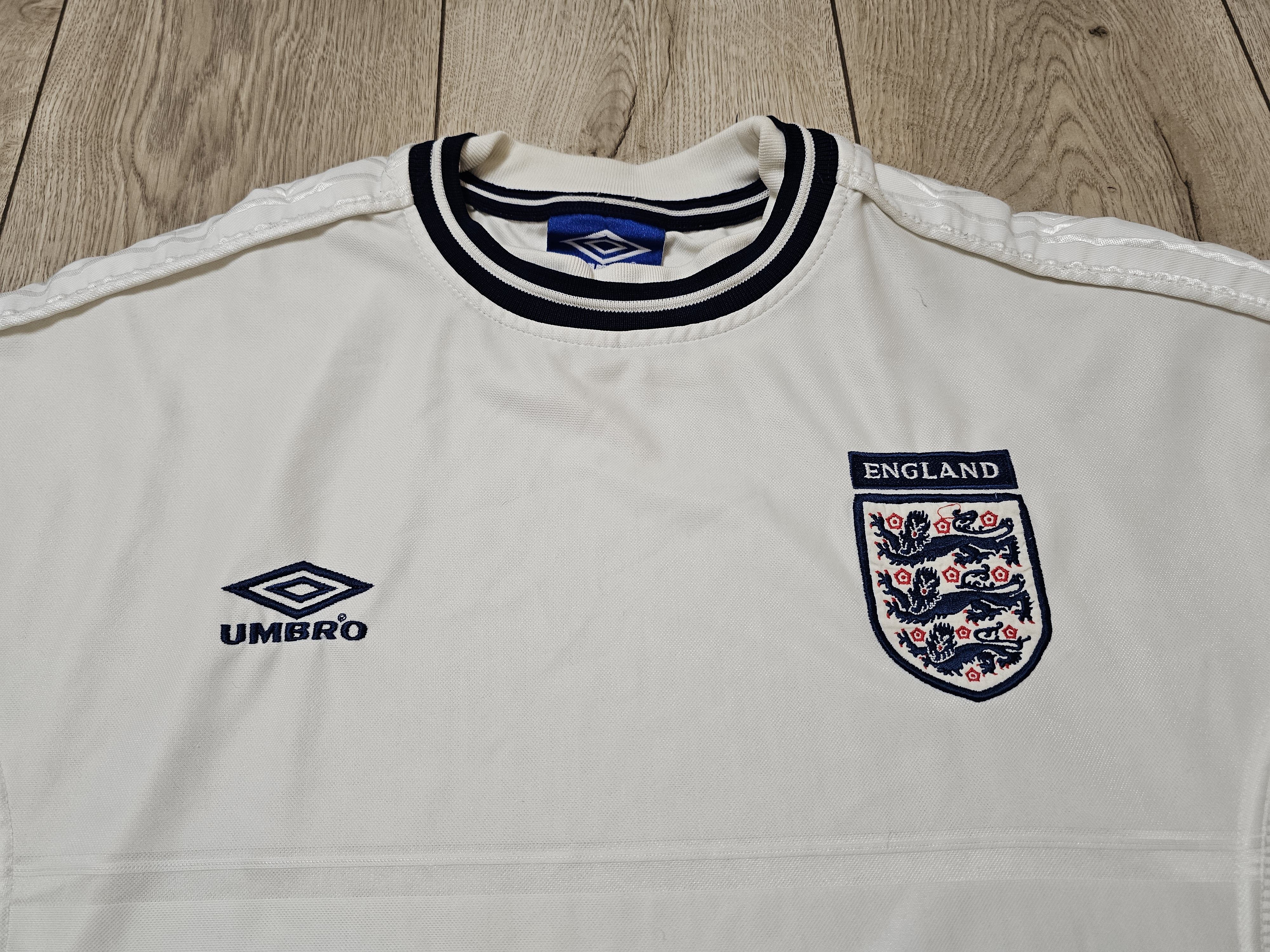 Vintage ENGLAND 1999 2001 HOME VINTAGE FOOTBALL SHIRT SOCCER JERSEY Size US L / EU 52-54 / 3 - 3 Thumbnail