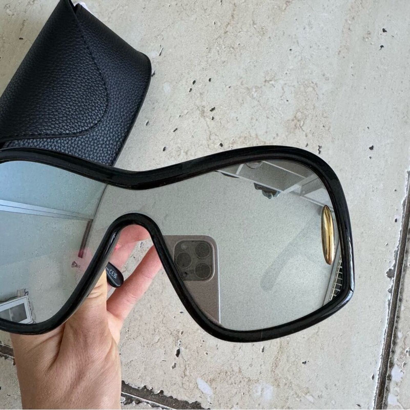 Loewe New! LOEWE LW40131I 01C Square Mask Sunglasses, Authentic Size ONE SIZE - 11 Thumbnail