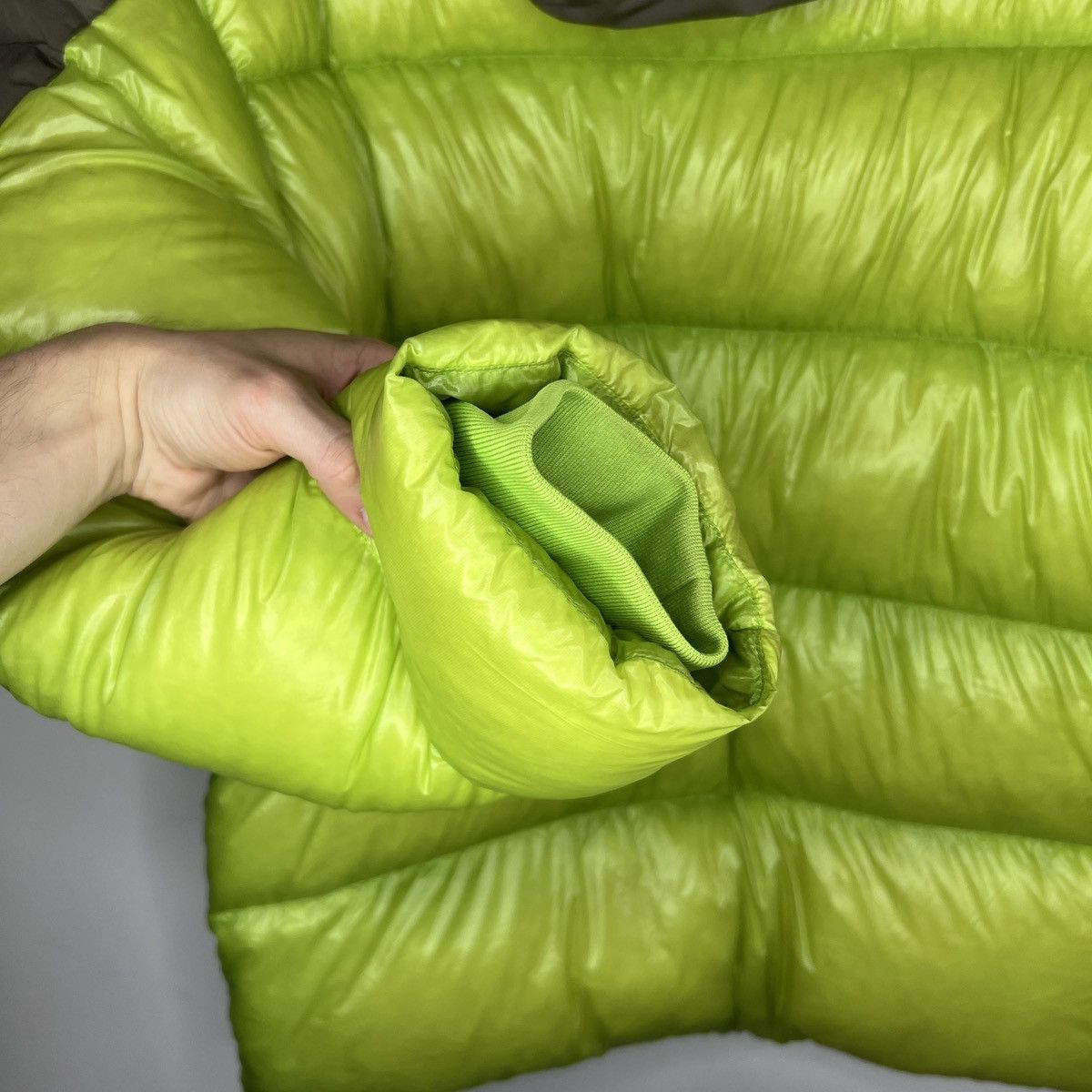 C.P. Company × Designer CP Company Hooded Goose Down Puffer Tech Jacket Green Padded Size US XL / EU 56 / 4 - 10 Thumbnail