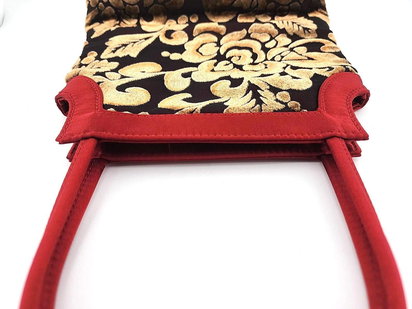 Other Victoria's Secret Purse Red/Gold Floral Small Handbag Size ONE SIZE - 7 Thumbnail