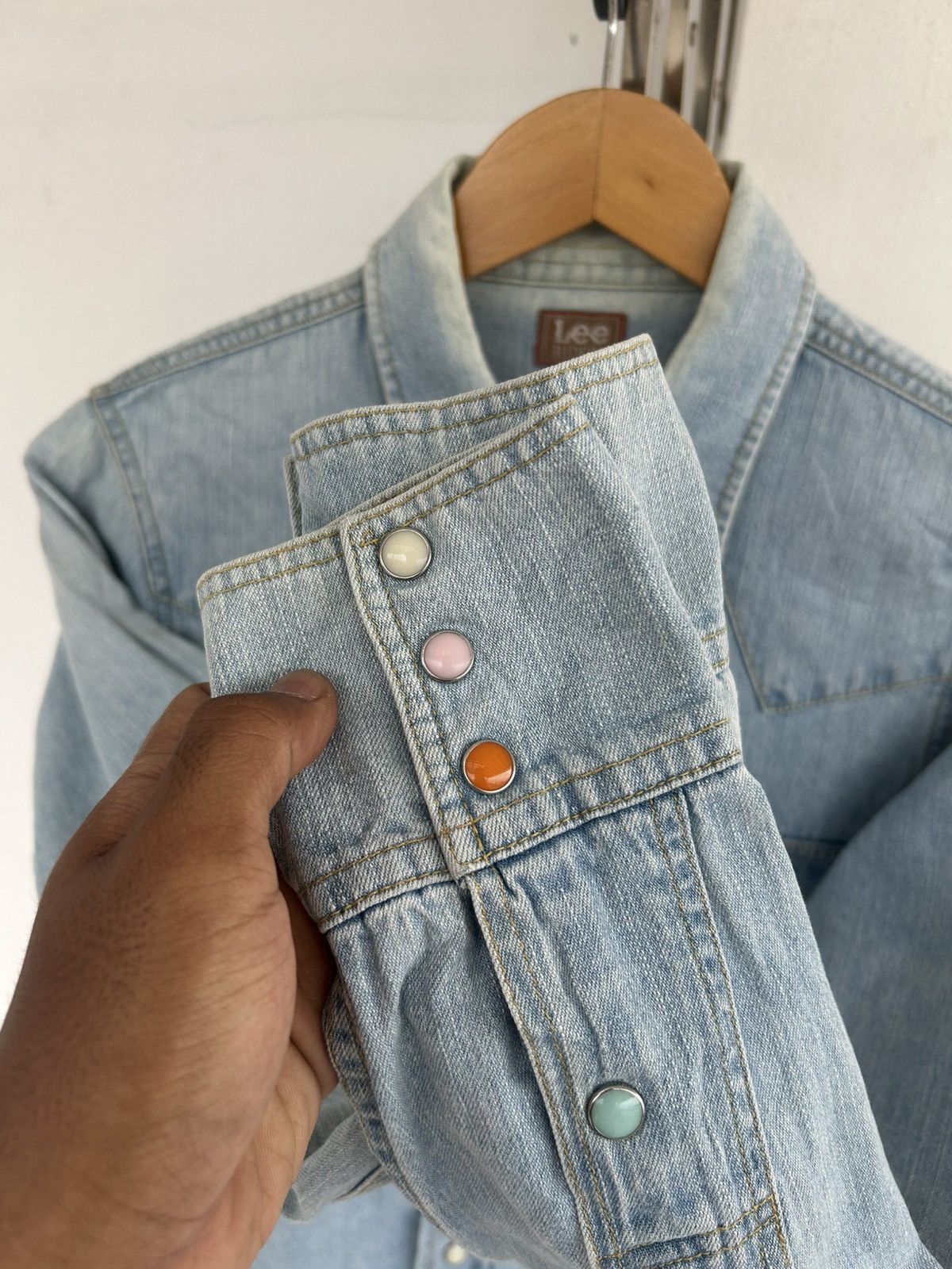 Lee Lee riders Abahouse Japan Button Up Denim Size US S / EU 44-46 / 1 - 4 Thumbnail