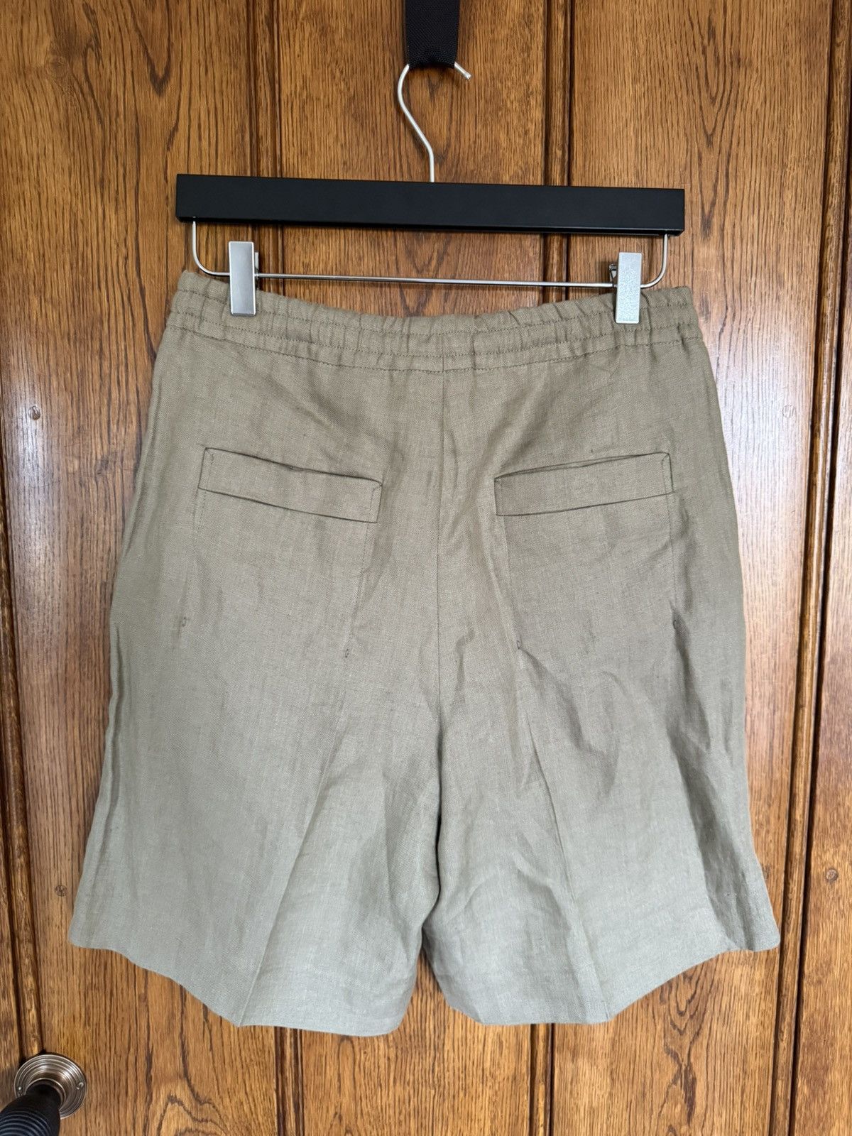 Z Zegna $1.1k+ Zegna Oasi Lino shorts 46 BNWT green khaki grail 46 Size US 30 / EU 46 - 17 Thumbnail