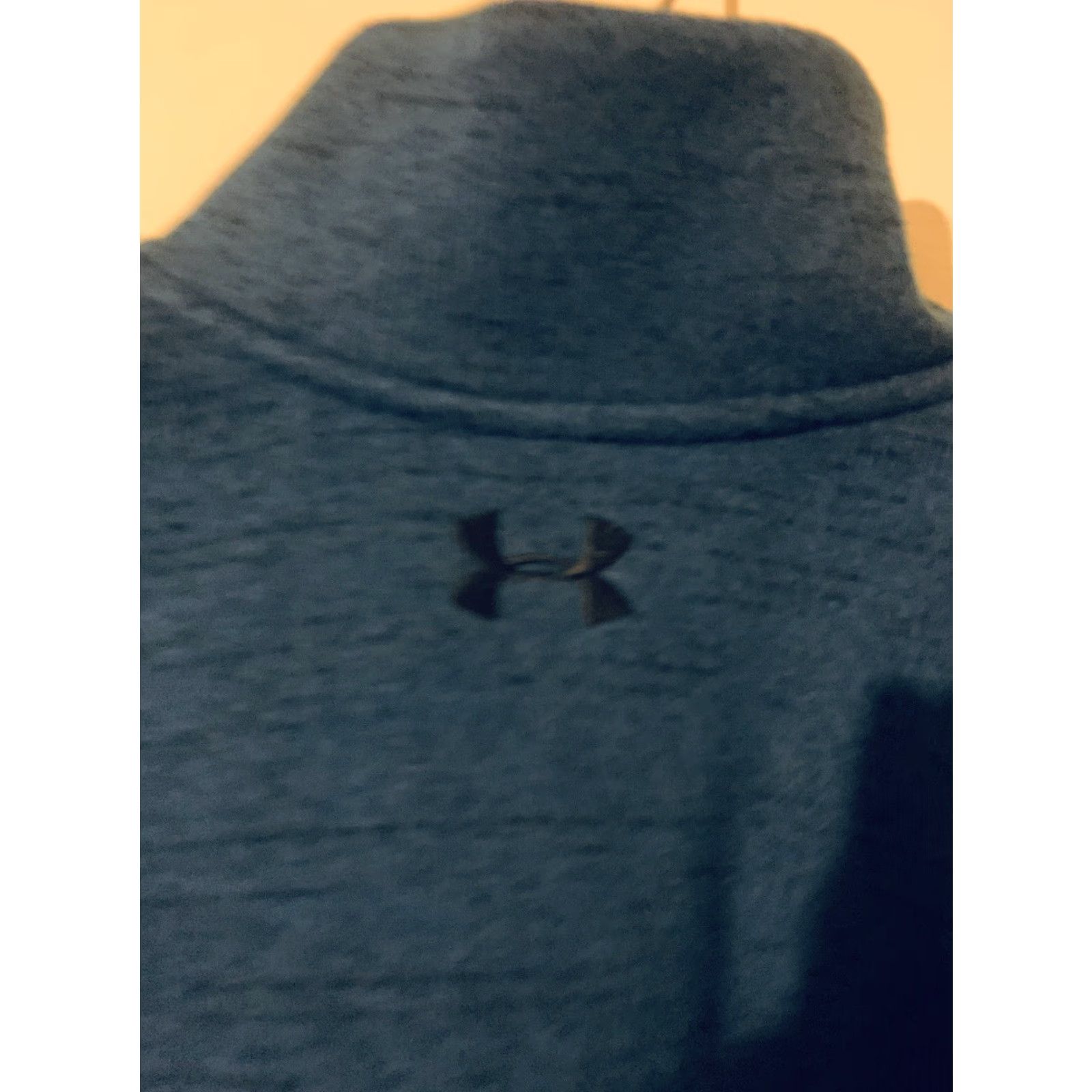 Under Armour Under Armour Shirt Men L Blue 1/4 Snap Pullover Chest Pocket Loose Fit Size US L / EU 52-54 / 3 - 6 Thumbnail