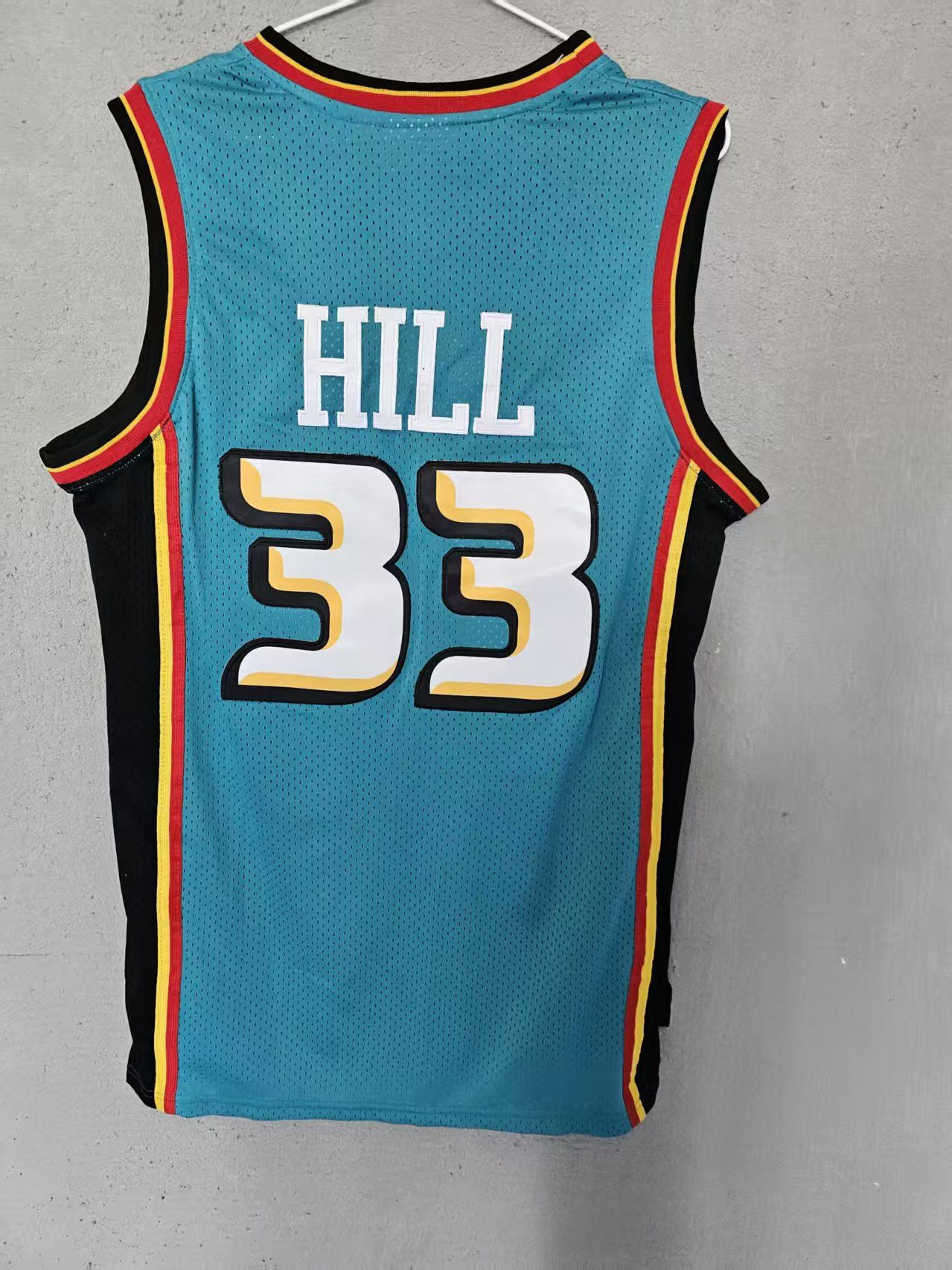 NBA Detroit Pistons 33 Grant Hill Jersey Size US S / EU 44-46 / 1 - 2 Thumbnail