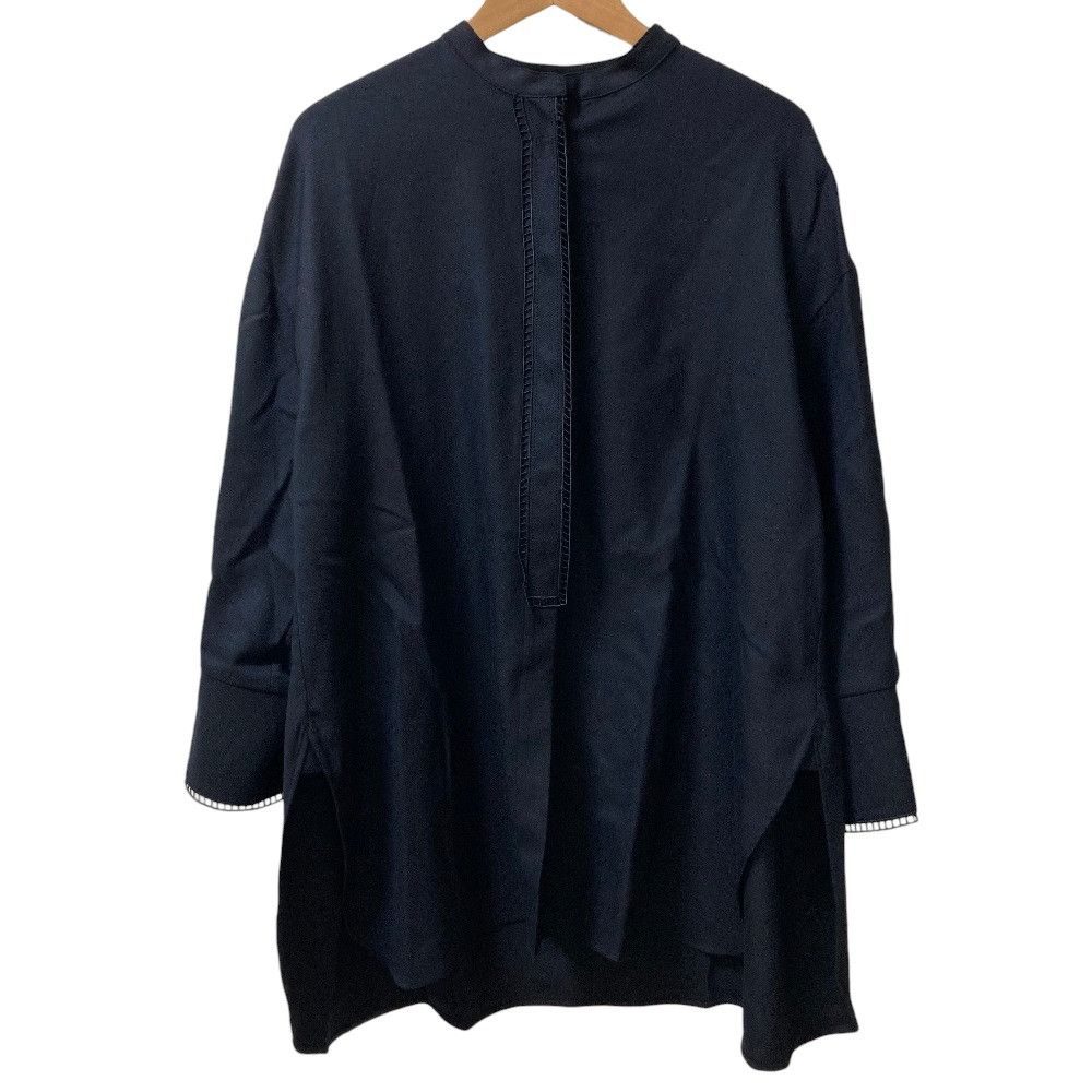 Other Other ebure Wool Saxony Oversized Blouse Textile Tops DUTY FREE for USA Size ONE SIZE - 1 Thumbnail