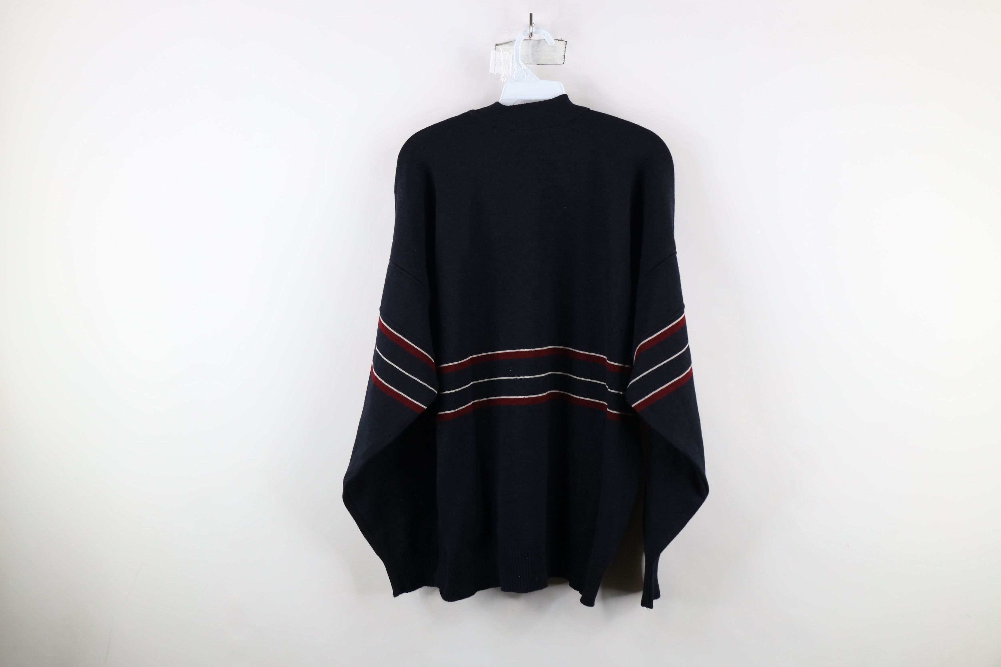 Vintage Vintage 90s Streetwear Wool Blend Knit Cardigan Sweater Size US XL / EU 56 / 4 - 12 Thumbnail