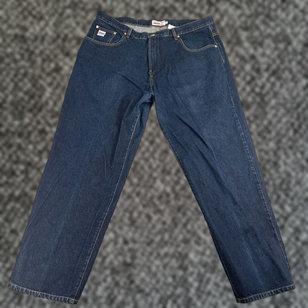 Vintage VINTAGE Mecca Jeans Mens 42x32 High Rise Denim 5-Pocket Baggy Hip Hop Style Size US 42 / EU 58 - 1 Thumbnail