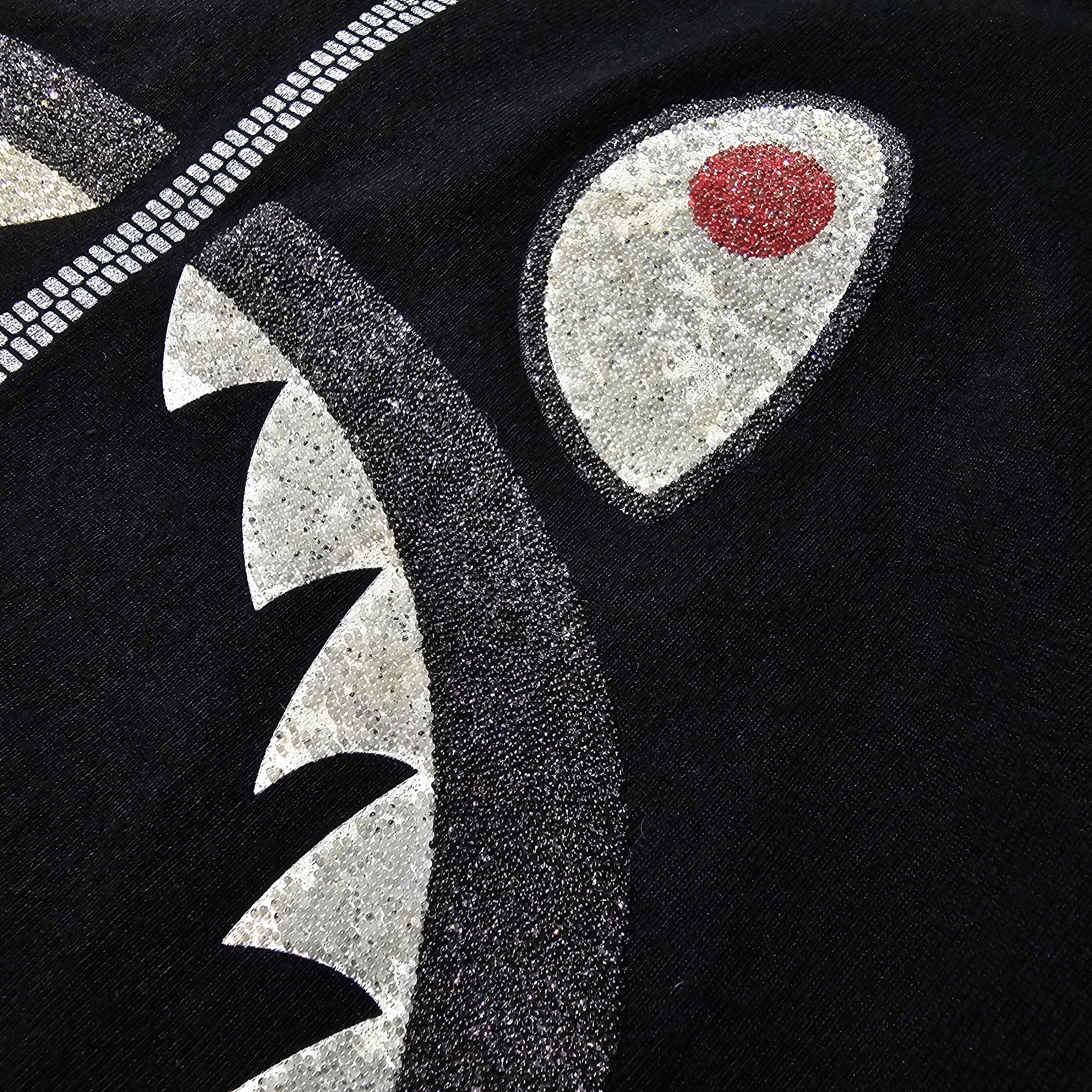 Bape Glass Beads Shark Tee Size US M / EU 48-50 / 2 - 6 Thumbnail