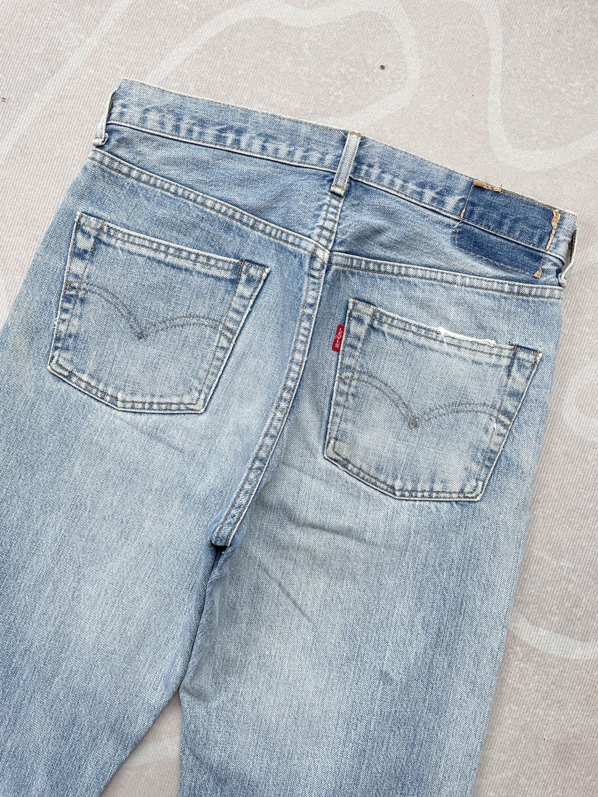 Levi's LEVIS 702XX BIG E DISTRESSED SELVEDGE JEANS Size US 30 / EU 46 - 10 Thumbnail