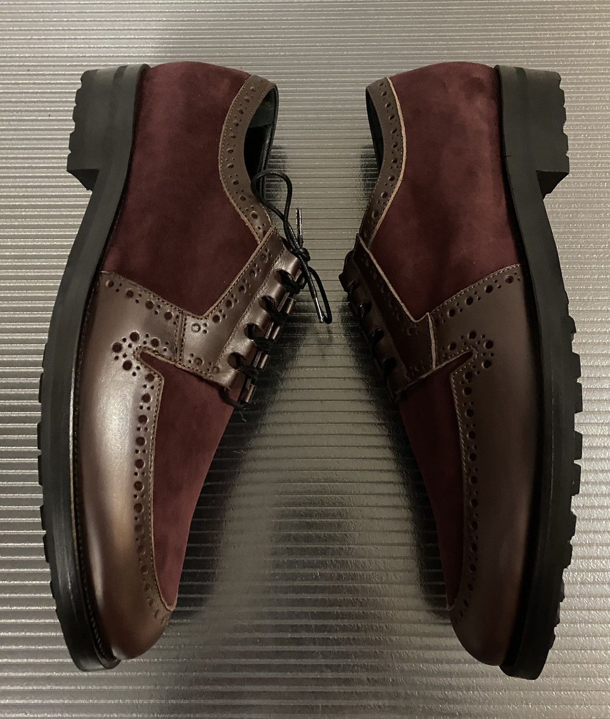 Mr. Hare Mr. Hare calf leather cashmere suede oxblood deacon 11 NEW Size US 11 / EU 44 - 5 Thumbnail