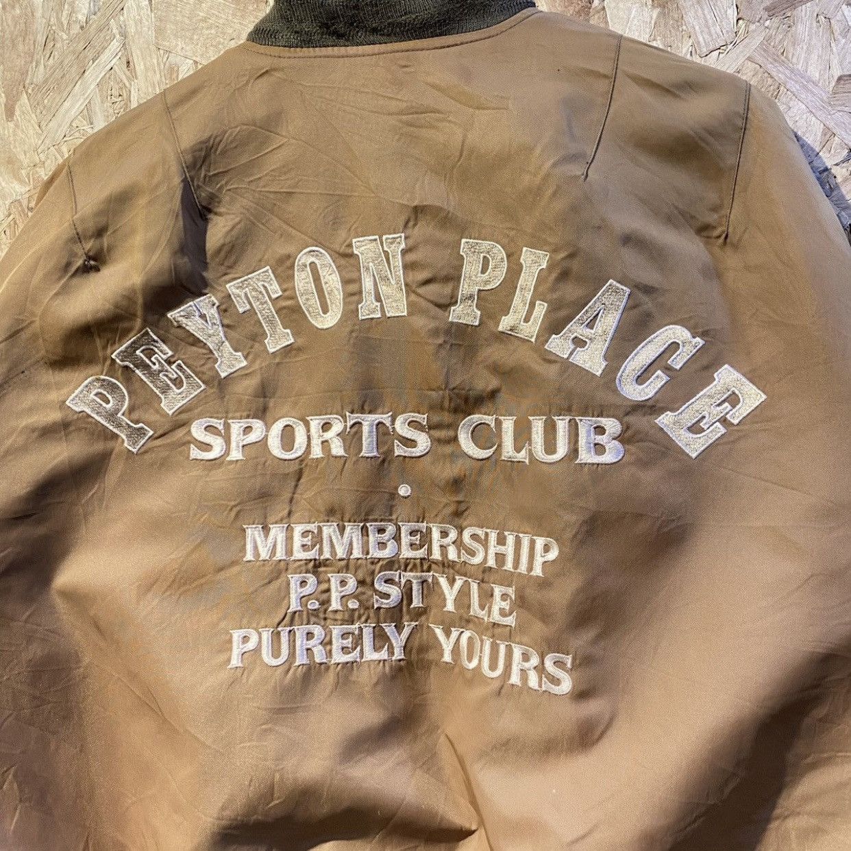 Japanese Brand × PPFM 🔥 VINTAGE PPFM PEYTON PLACE SPORTS VARSITY BOMBER Size US M / EU 48-50 / 2 - 8 Thumbnail