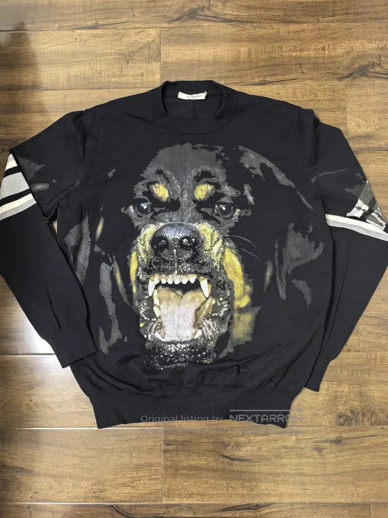 Givenchy Givenchy Dog head print knit sweater, size L, 180/108 Size US L / EU 52-54 / 3 - 1 Thumbnail