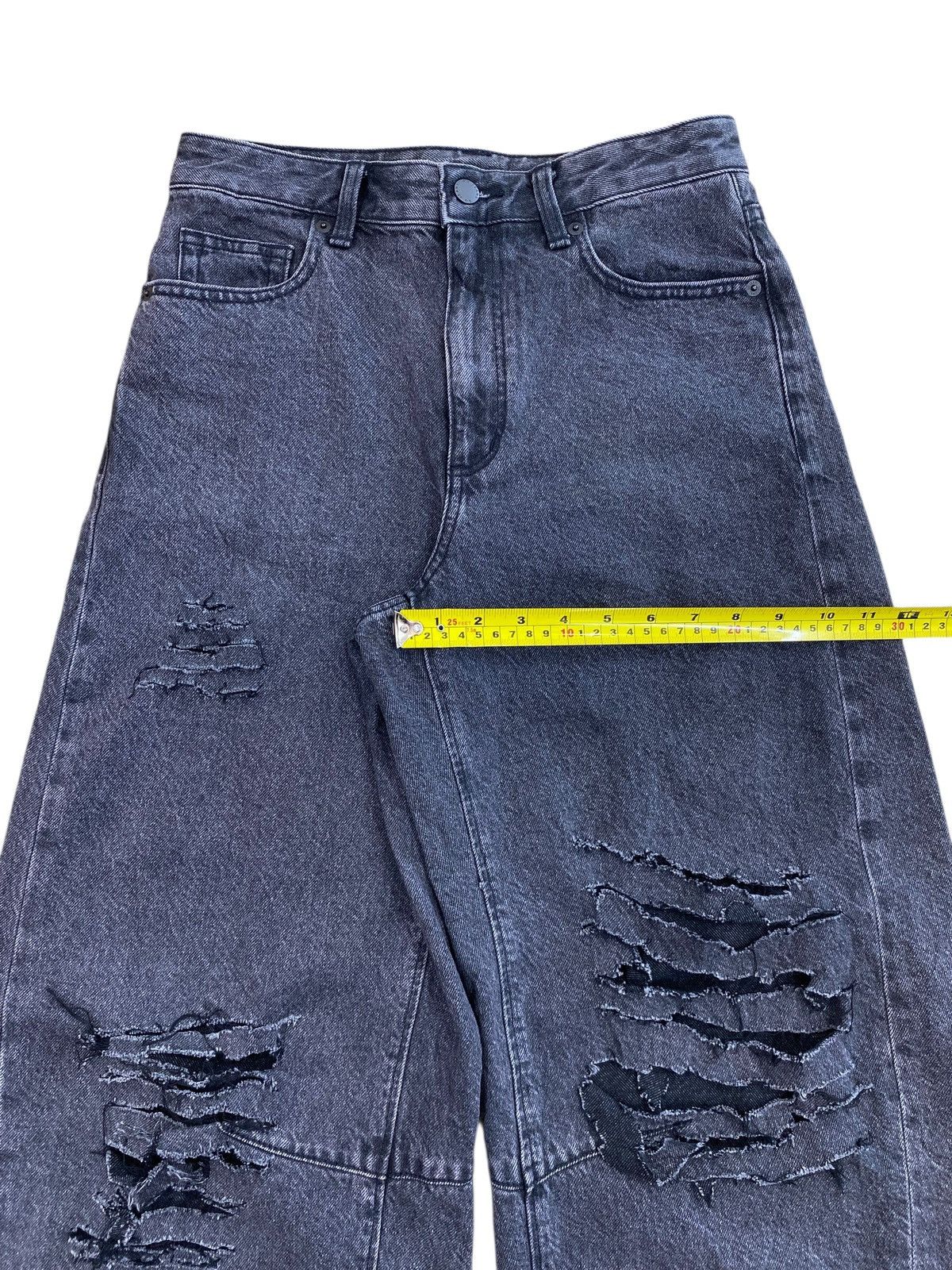GU GU Baggy Black Wash Style Ripped Jeans Size US 28 / EU 44 - 11 Thumbnail