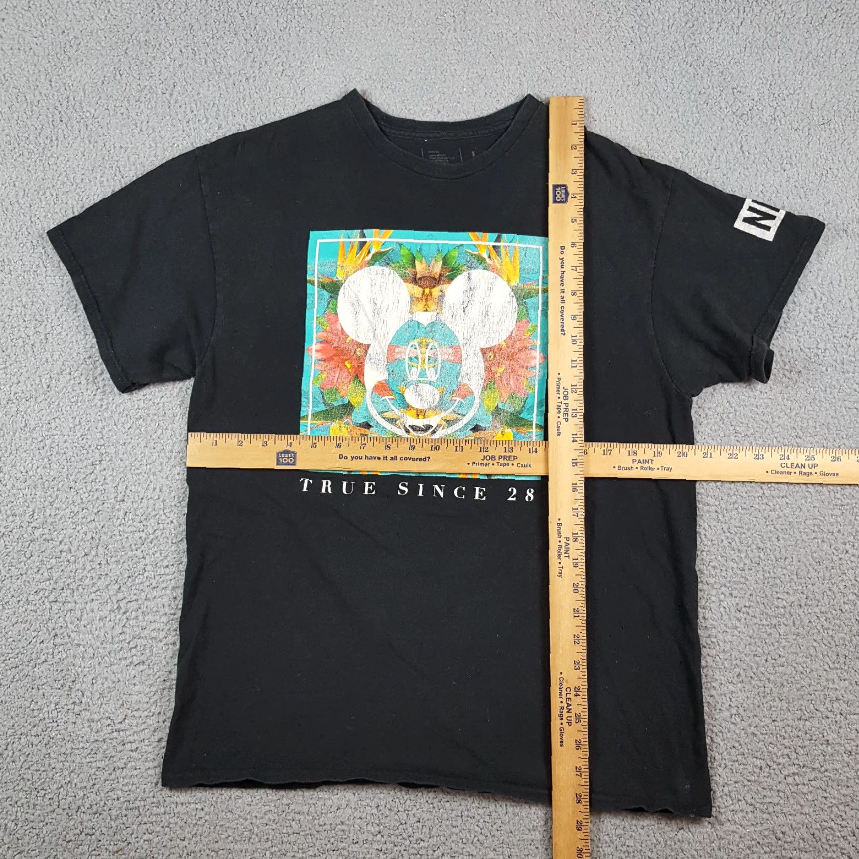 Disney Vintage Disney Mickey Mouse Vaporwave T-Shirt Men Large 90s Cartoon Retro Summer Black Size US L / EU 52-54 / 3 - 6 Thumbnail