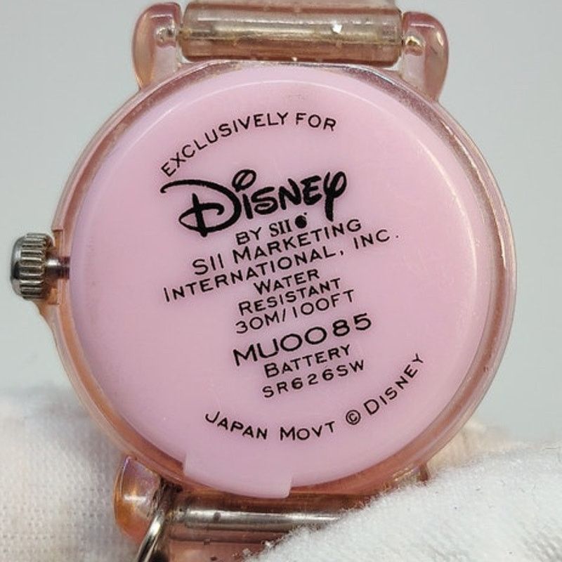 Disney Disney Cinderella Pink Plastic Analog Watch Size ONE SIZE - 5 Thumbnail
